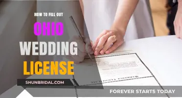 Ohio Wedding License: A Step-by-Step Guide to Filling It Out