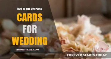 Elegant Wedding Place Card Tips: A Step-by-Step Guide to Perfection