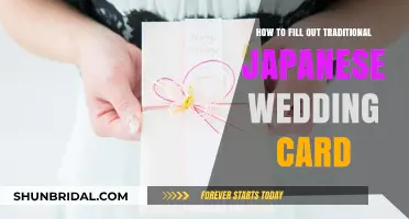 Mastering the Art of Filling Traditional Japanese Wedding Cards