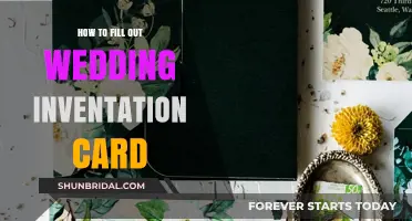 Mastering the Art of Filling Out Wedding Invitation Cards with Ease