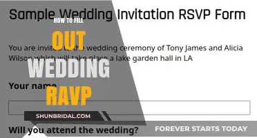 Mastering the Wedding RAVP: A Step-by-Step Guide to Filling It Out