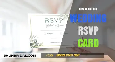 Mastering Wedding RSVP Etiquette: A Step-by-Step Guide to Filling Out Cards