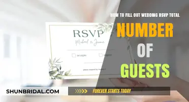 Mastering Wedding RSVP: Accurately Counting Your Total Guest Numbers