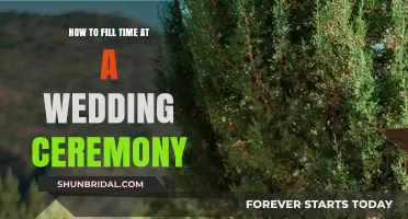Creative Ways to Fill Time at Your Wedding Ceremony
