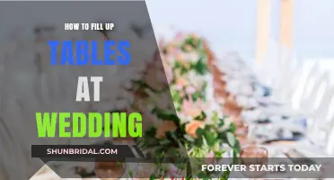 Maximizing Wedding Table Arrangements: Tips for a Full and Festive Reception