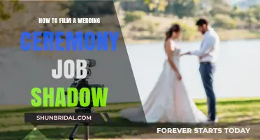 Mastering Wedding Videography: Job Shadowing a Ceremony Filming Pro