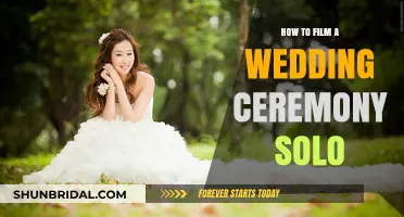 Solo Wedding Videography: Tips for Filming the Ceremony Seamlessly