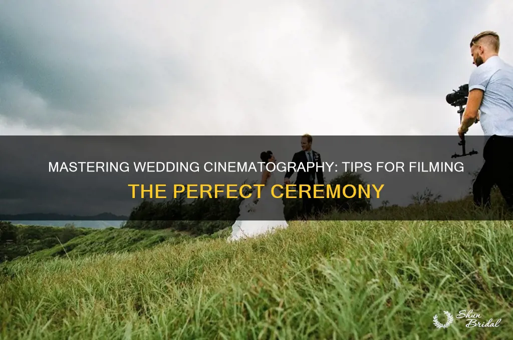 how to film a wedding ceremony
