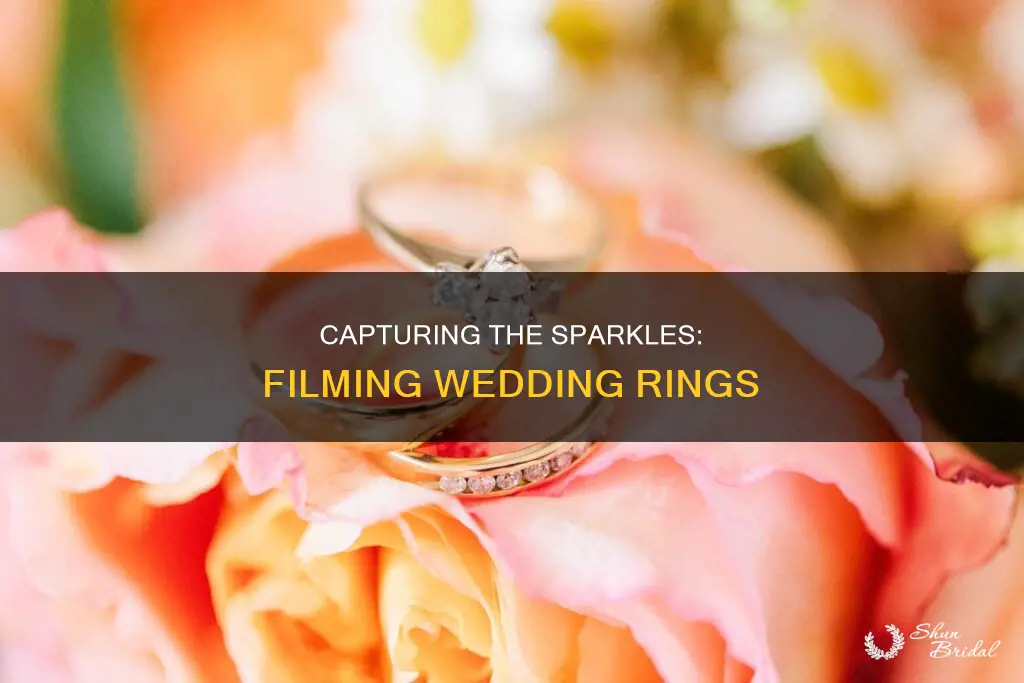 how to film wedding rings