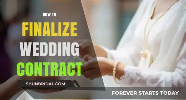 Mastering Wedding Contracts: Essential Steps to Finalize Your Agreement