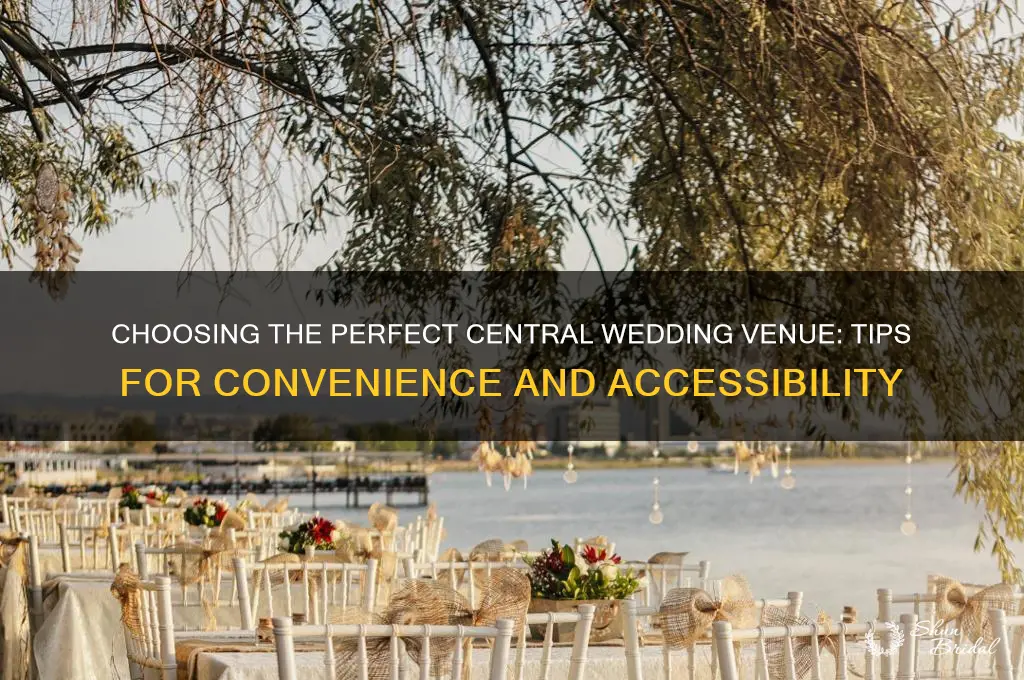 how to find a central location for wedding