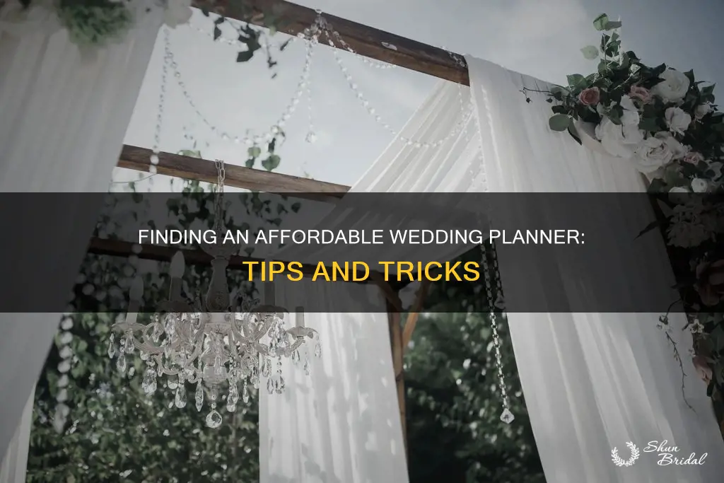 how to find a cheap wedding planner