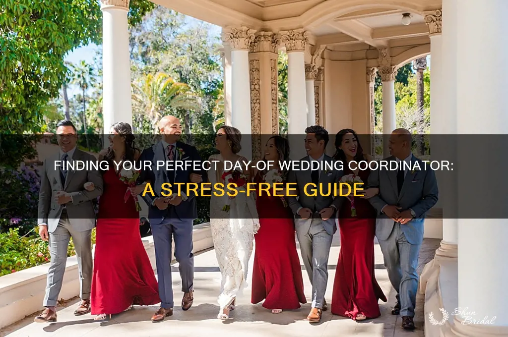 how to find a day of wedding coordinator