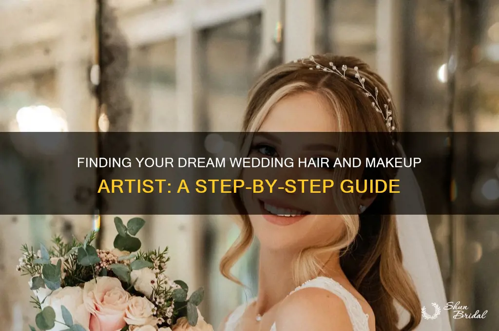 how to find a hair and makeup artist for wedding