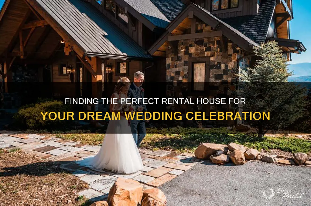 how to find a house to rent for a wedding