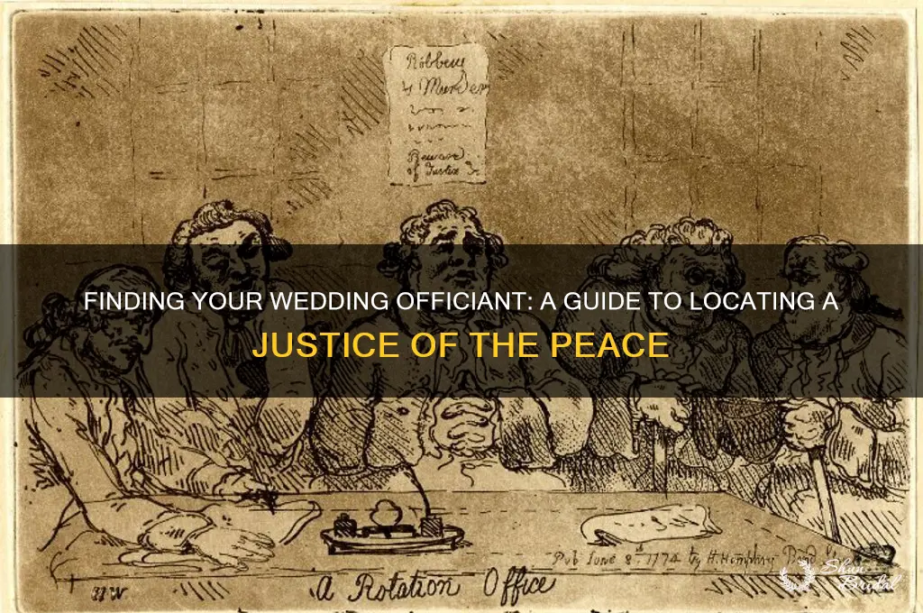 how to find a justice of the peace for wedding