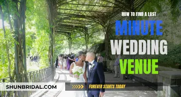 Finding a Last-Minute Wedding Venue: Quick Tips