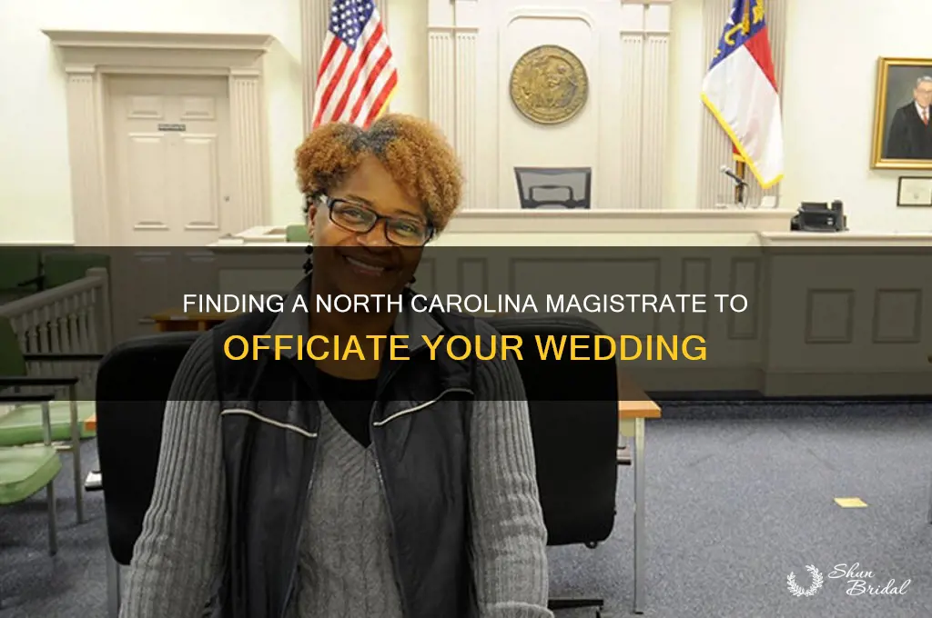 how to find a magistrate in north carolina for wedding