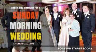 Finding the Perfect Minister for Your Sunday Morning Wedding Ceremony