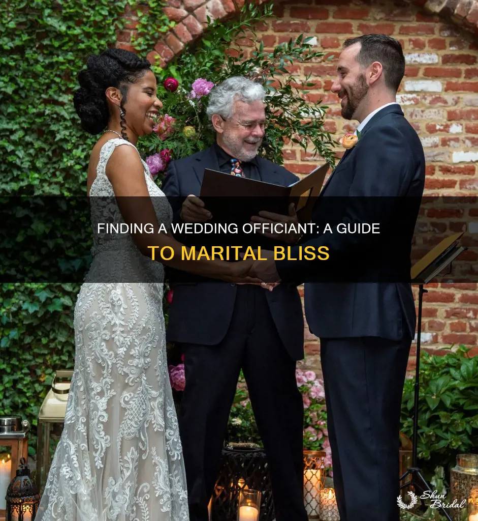 how to find a minister for a wedding