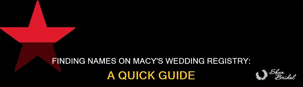 how to find a name on macy