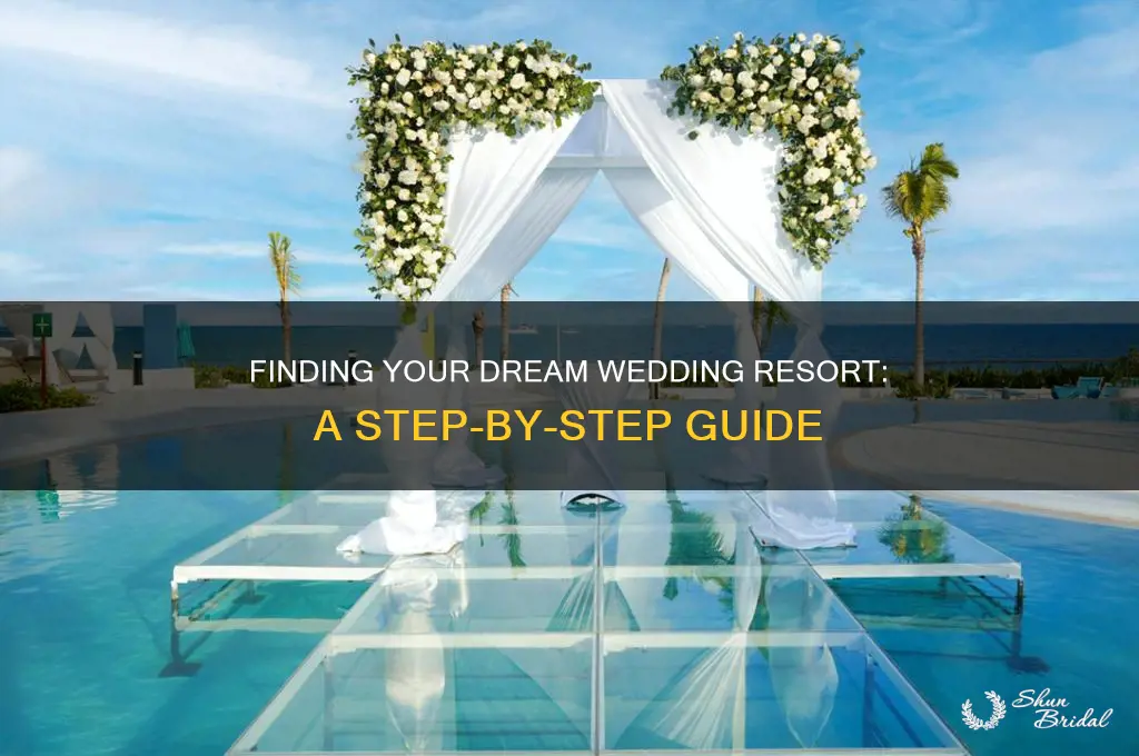 how to find a resort to have a wedding