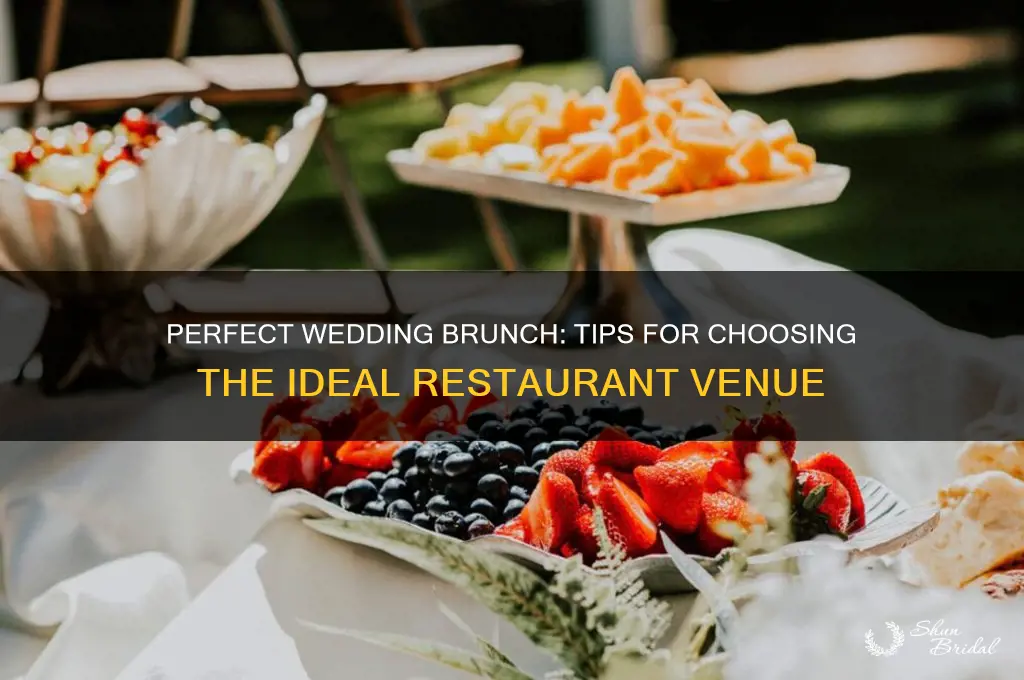 how to find a restaurant for a wedding brunch