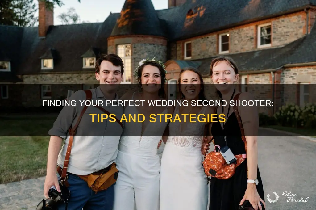 how to find a second shooter for wedding