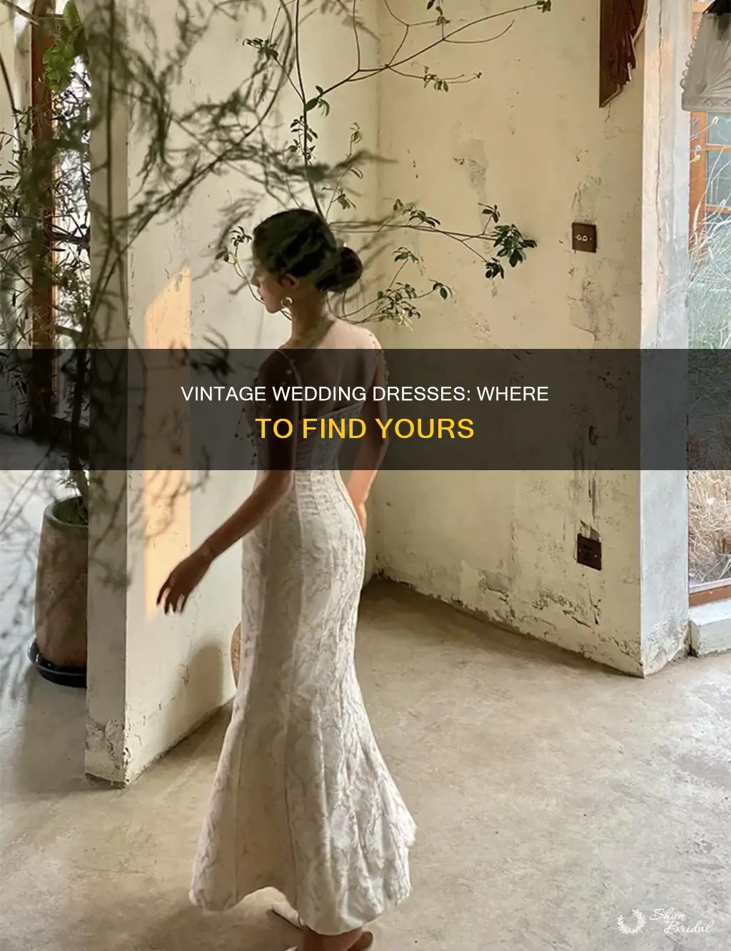 how to find a vintage wedding dress