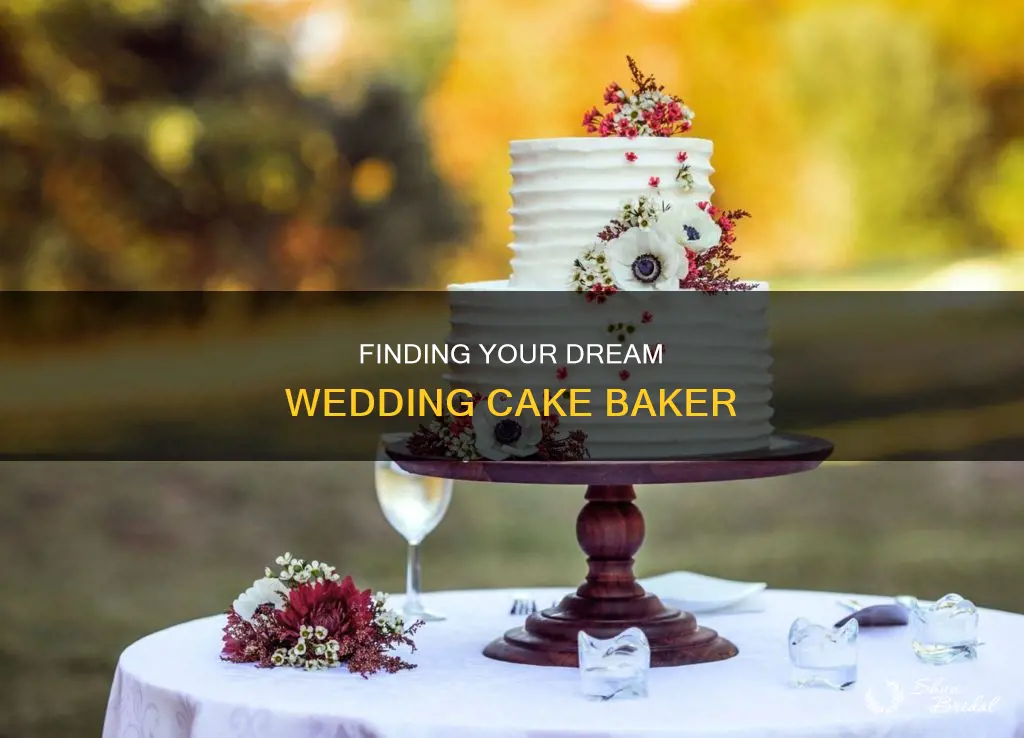 how to find a wedding cake baker