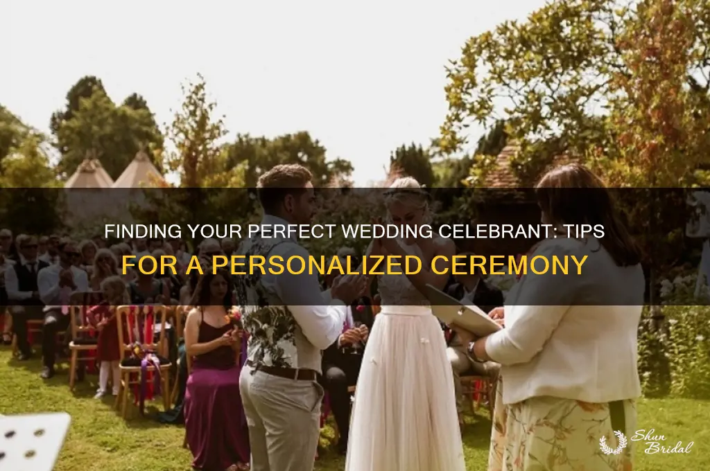 how to find a wedding celebrant