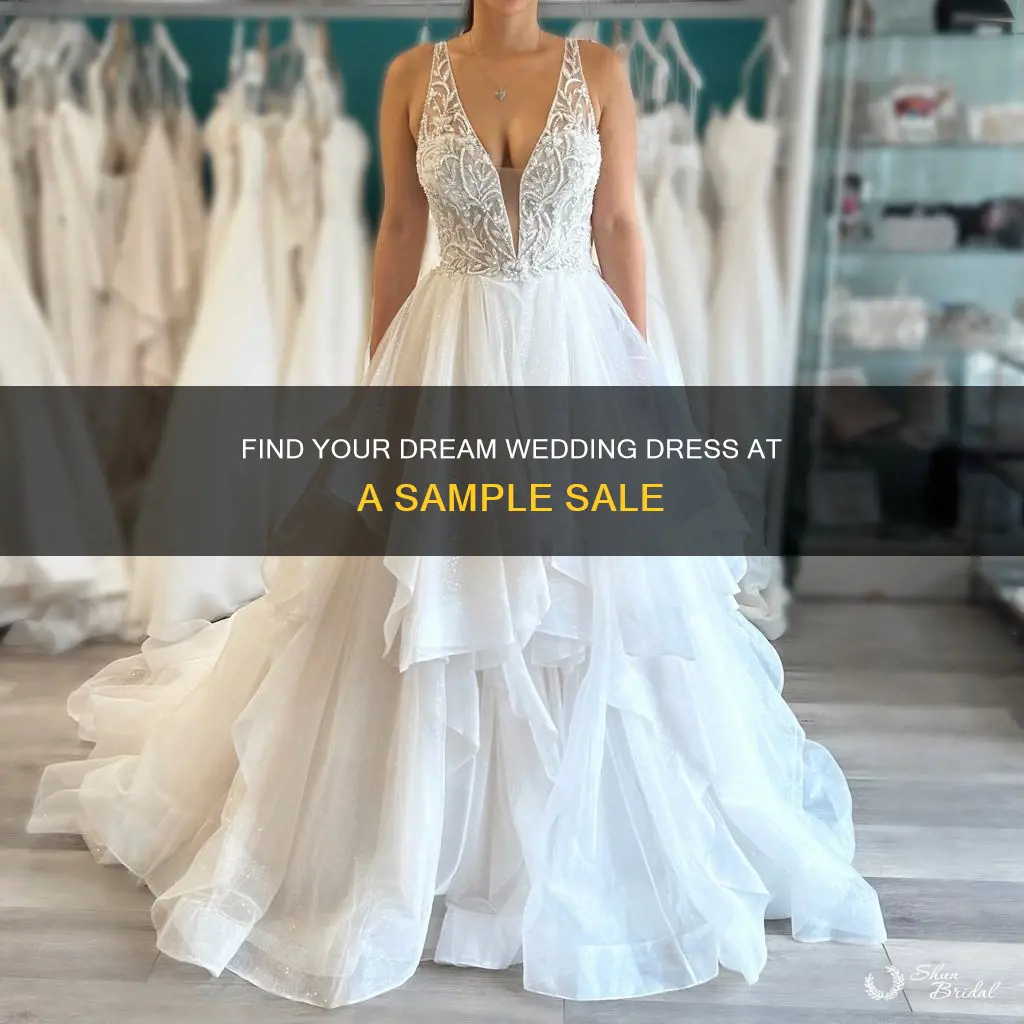 how to find a wedding dress sample sale