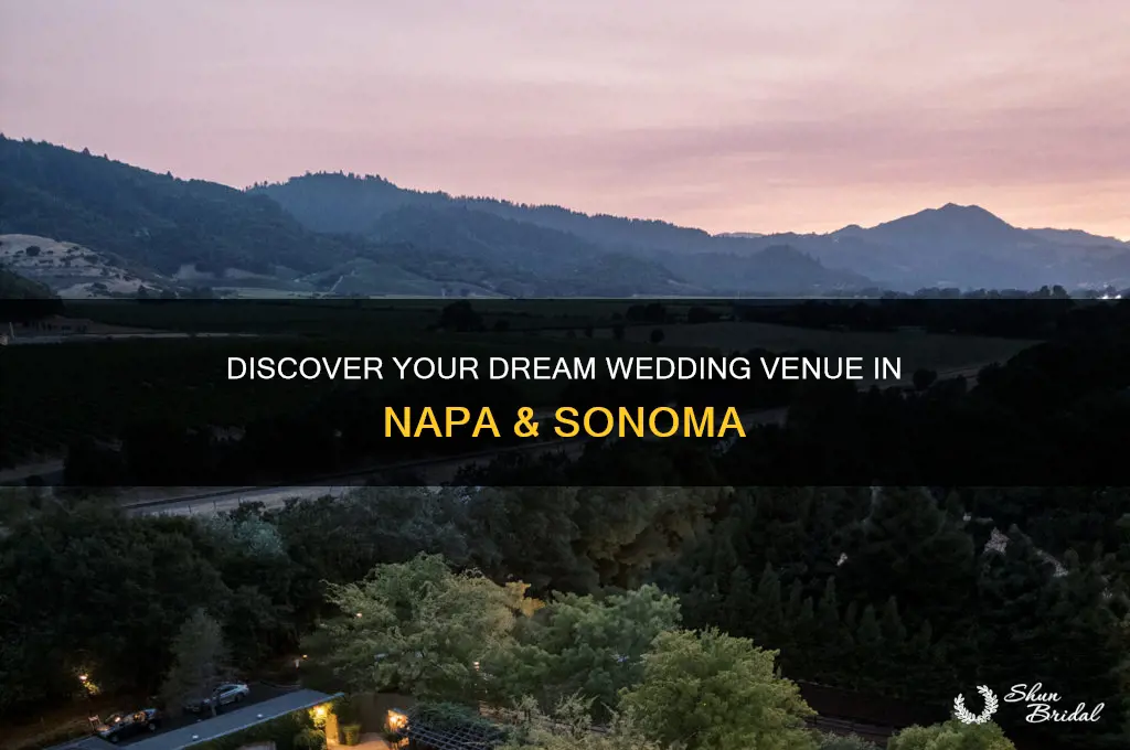 how to find a wedding location napa sonoma