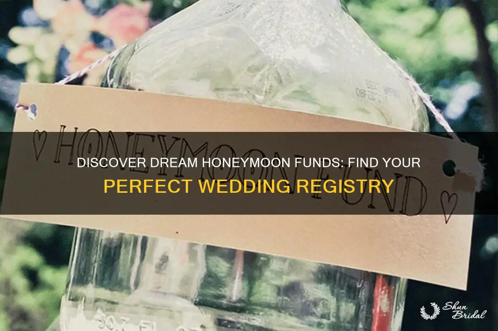 how to find a wedding registry with honeymoon fund options