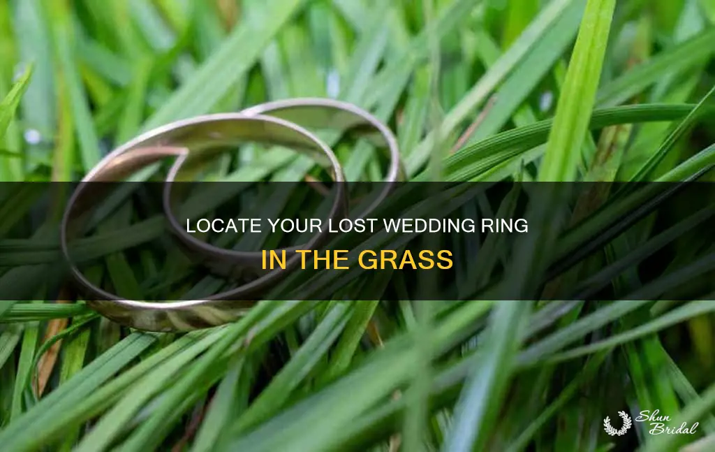 how to find a wedding ring in grass