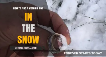 Finding Your Wedding Ring in the Snow