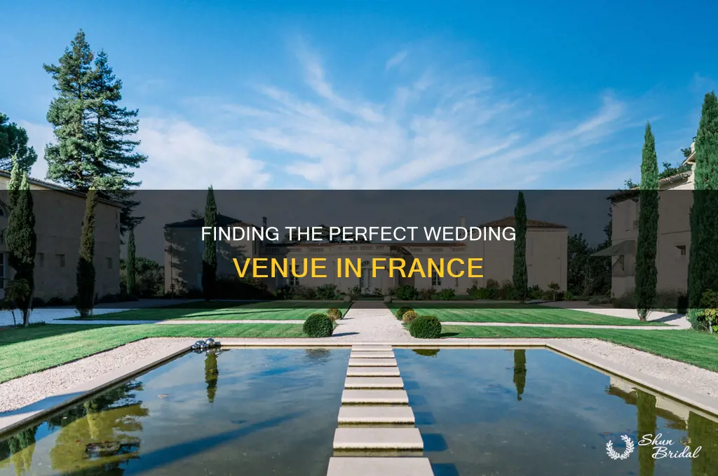 how to find a wedding venue in france
