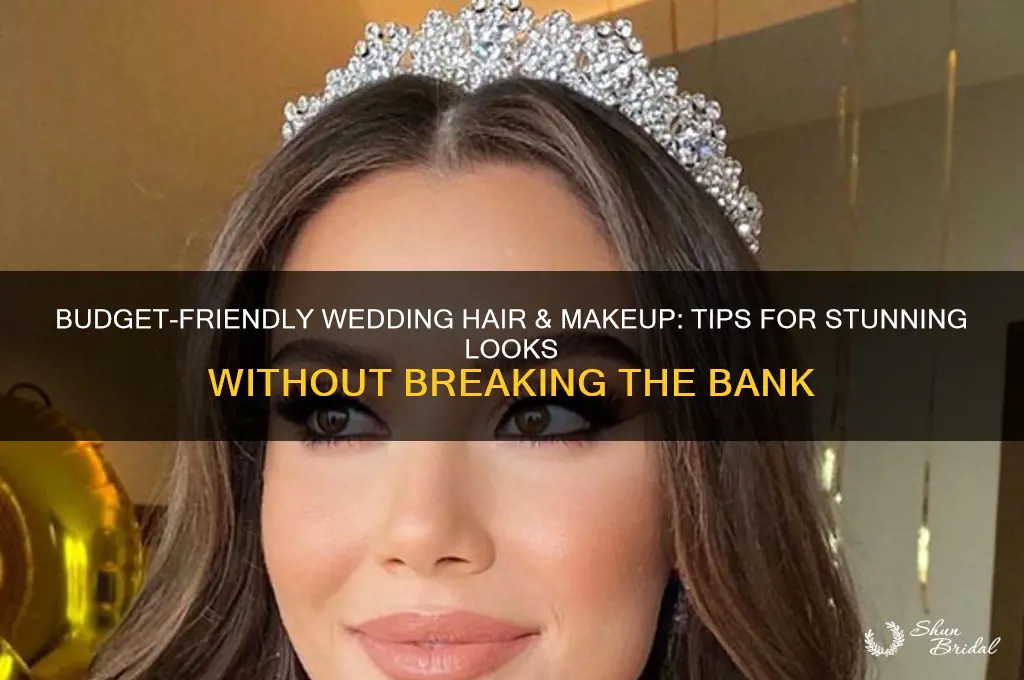 how to find affordable wedding hair and makeup