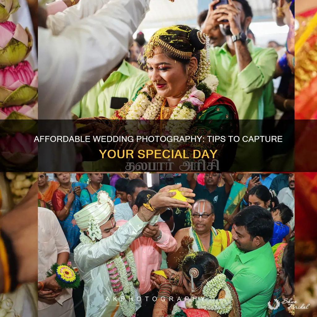 how to find affordable wedding photography