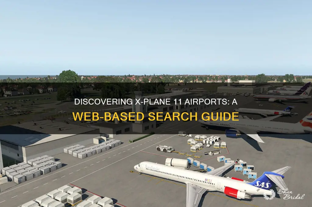 how to find airports in the wed for xplane 11