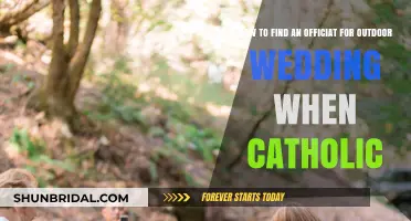 Finding a Catholic Officiant for Your Outdoor Wedding: A Guide