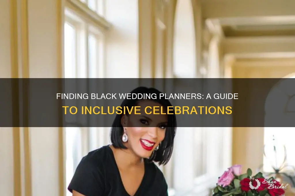 how to find black wedding planners