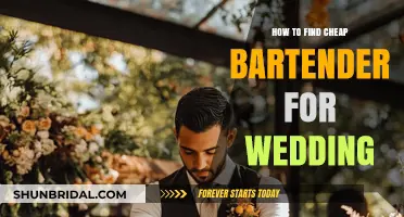 Affordable Wedding Bartenders: Tips to Find Budget-Friendly Mixologists