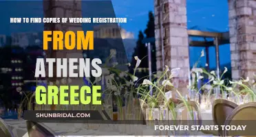 Finding Athens, Greece Wedding Registration Copies: A Step-by-Step Guide