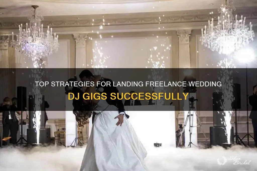 how to find jobs for a free lancing wedding dj