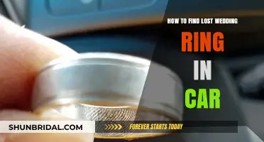 Finding Your Lost Wedding Ring in Your Car