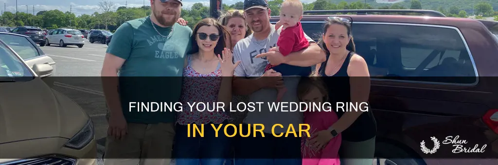 how to find lost wedding ring in car