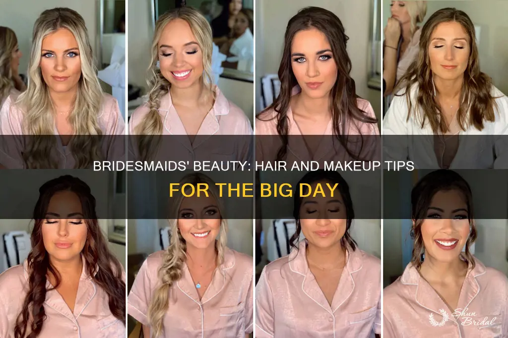 how to find makeup and hair for bridesmaids