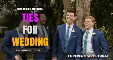 Perfect Pairings: How to Find Matching Ties for Your Wedding