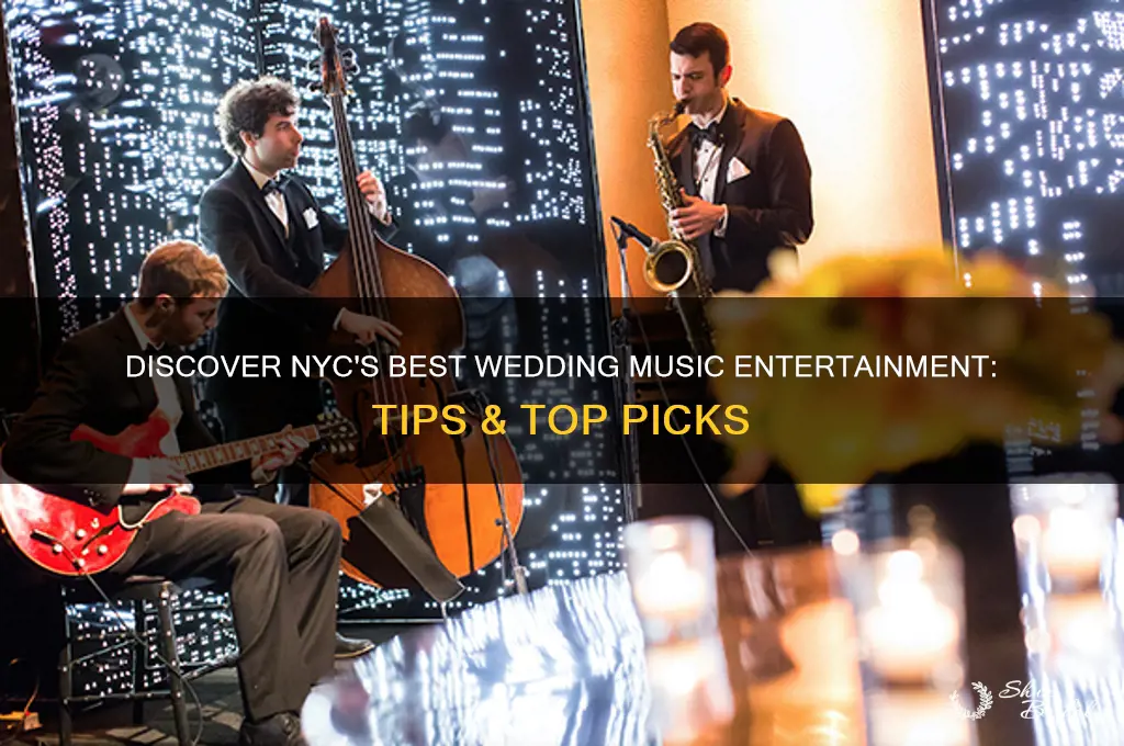 how to find music entertainment in nyc area for weddings